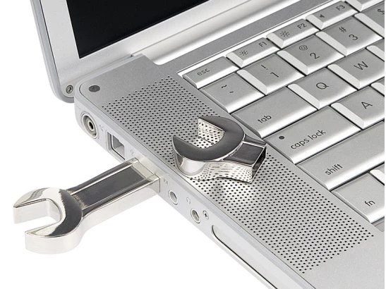 Gitra Factory Shenzhen 4GB USB 2.0 Flash Memory Pen Drive Hand Tools Spanner & Wrench Custom Laser Logo 8/16/32/64 GB Options