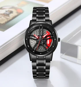 SKMEI 1787 1990 2191 Latest New Arrival Couple Watch Gift Set Car Wheel Design OEM ODM Stainless Steel Band Lady Quartz Watch