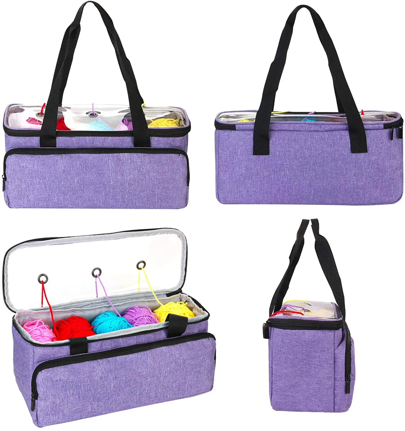 Knitting Bag Crochet Diy Bag Knitting Kit Yarn Storage Tote Bag For