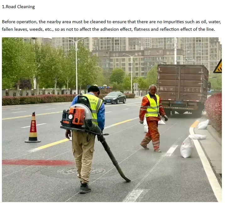 Reinforced Vibration Thermoplastic Highway Pavement Road Line Road Marking Paint