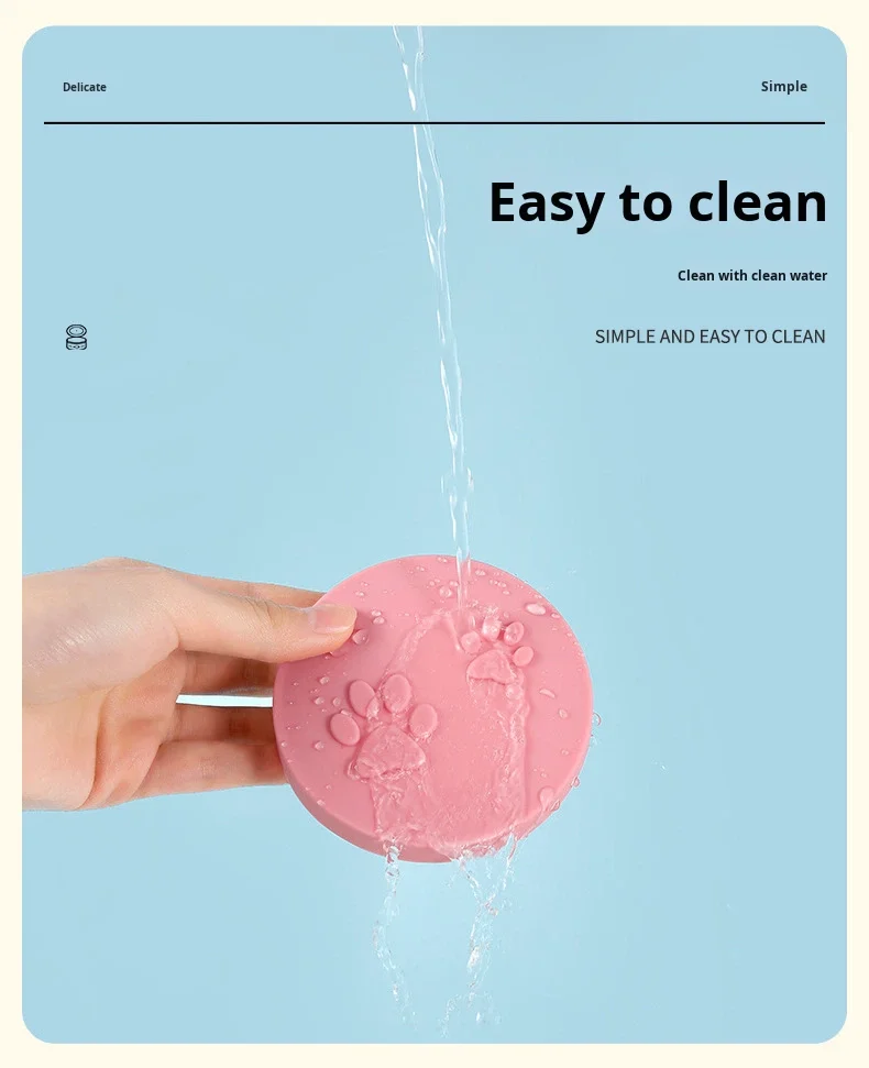 Small Dog & Cat Food Can Lids Reusable & BPA-Free Silicone Covers Food Grade for Pet Care Universal Application factory