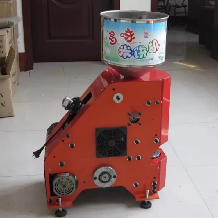 Rice Cake Popping Machine Automatic Popped Puffing Rice Cake Making Machine