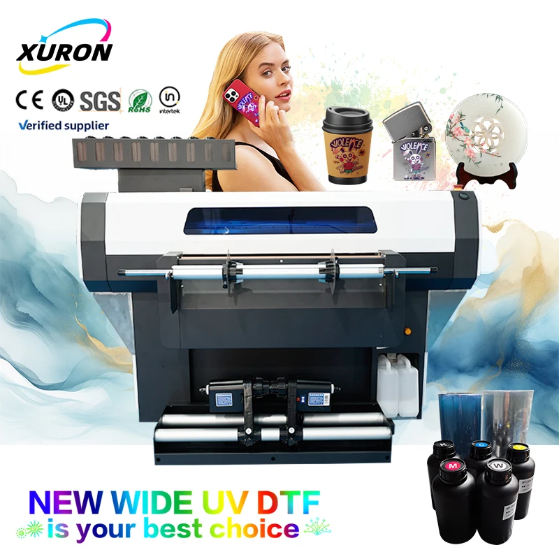 Xurong Fully Automatic Roll-to-Roll UV DTF Printer Multifunctional On-Demand or Event-Based Transfer Printing Condition New