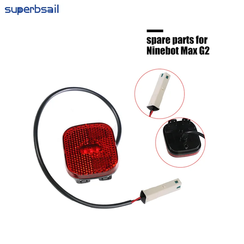 Superbsail Original Rear Taillight for Ninebot Max G2 Electric Scooter Brake Light Waterproof Rear Fender Light Safety Stoplight supplier