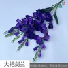 Large bunch of gladiolus YM deep purple