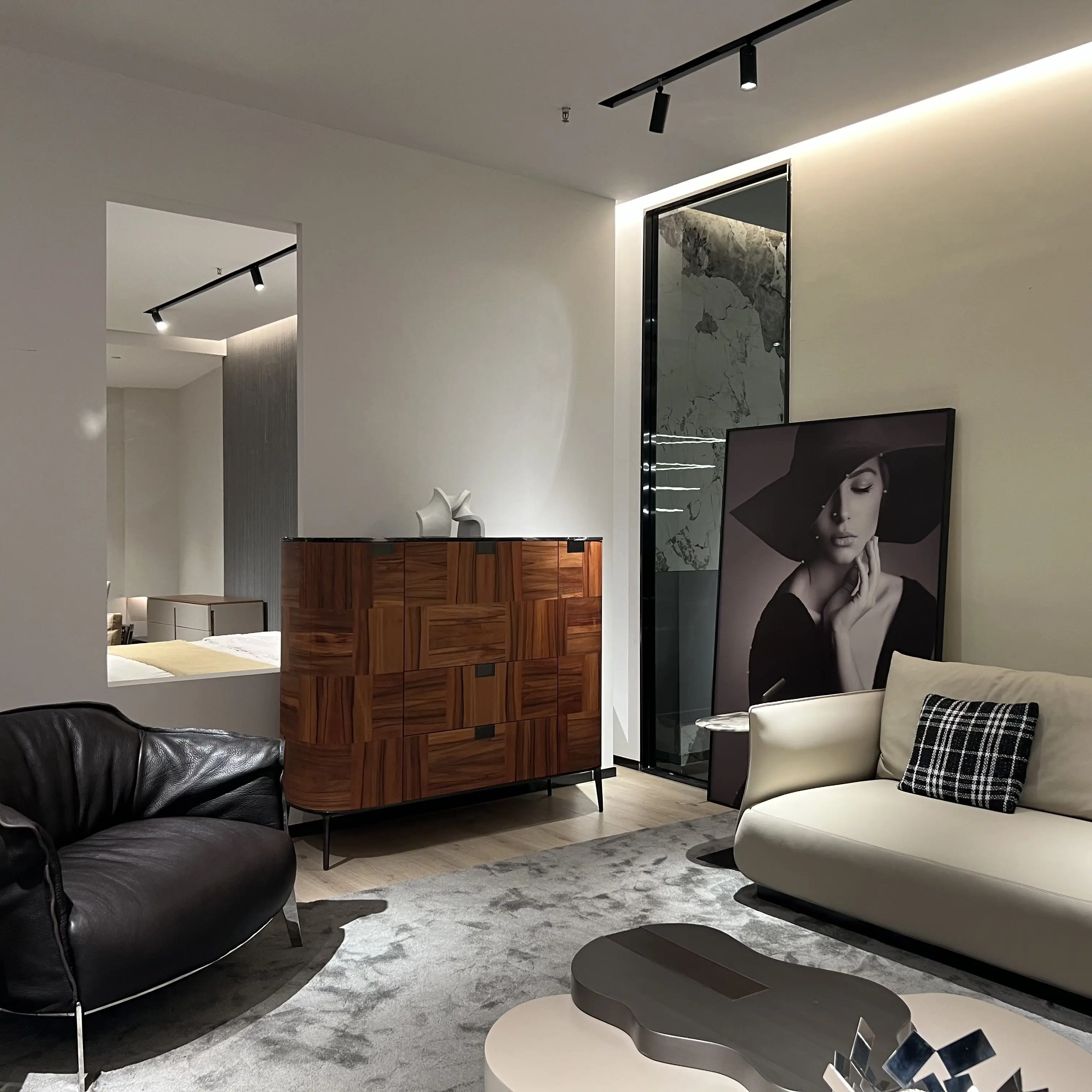 Фошань итальянская высококачественная мебель поставщик 5-звездочная гостиничная гостиная боковые шкафы подставки для телевизора современные роскошные