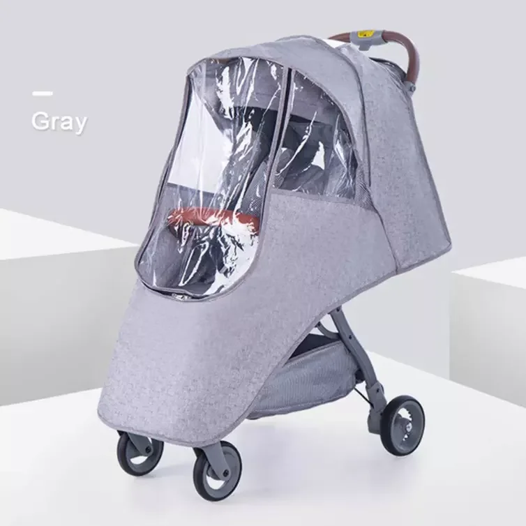 Stroller Cover Weather Shield Universal Waterproof Protection Umbrella Wind Dust Cover Stroller Rain Cover