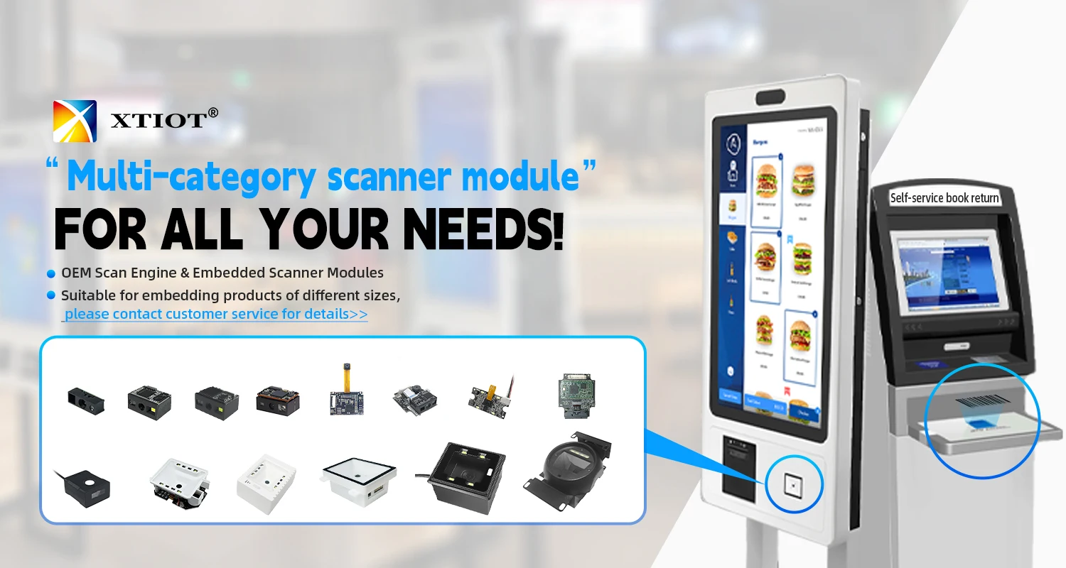 XT750M Self-Service Visa 2D Scanning Module - Reliable & Efficient