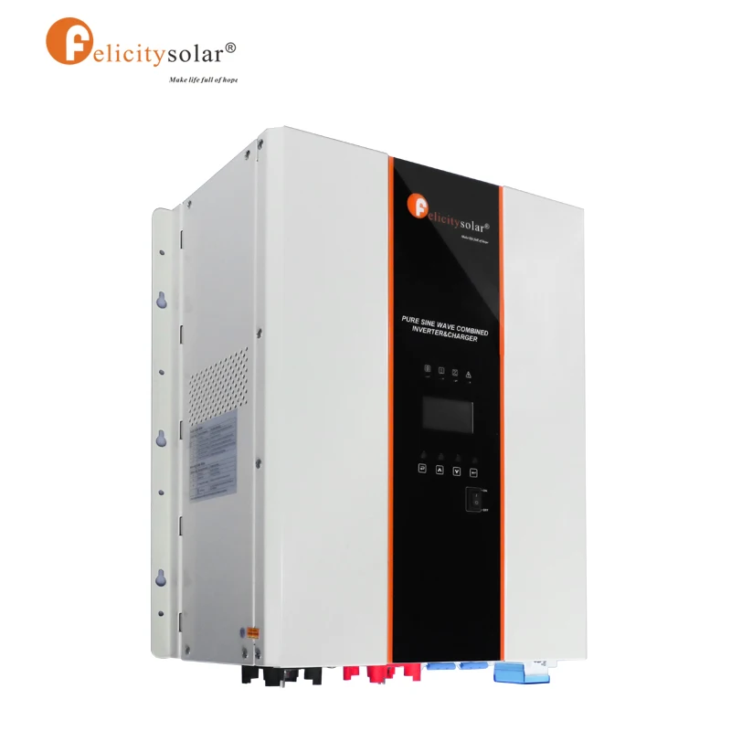 Onduleur Hybride 6200W 48V - Pur Sinus, Avec Régulateur MPPT 120A, Fonctionne Sans Batterie, Pour Solaire