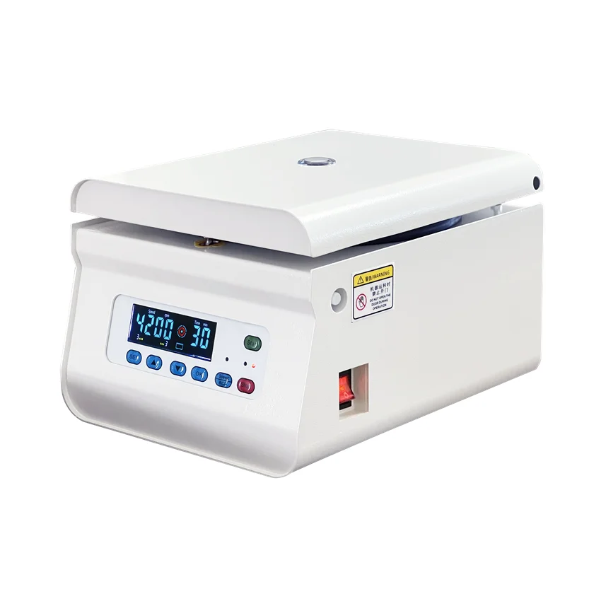 Tabletop small size metal case 4200rpm 8~12tubes Low Speed Clinical and Laboratory Centrifuge