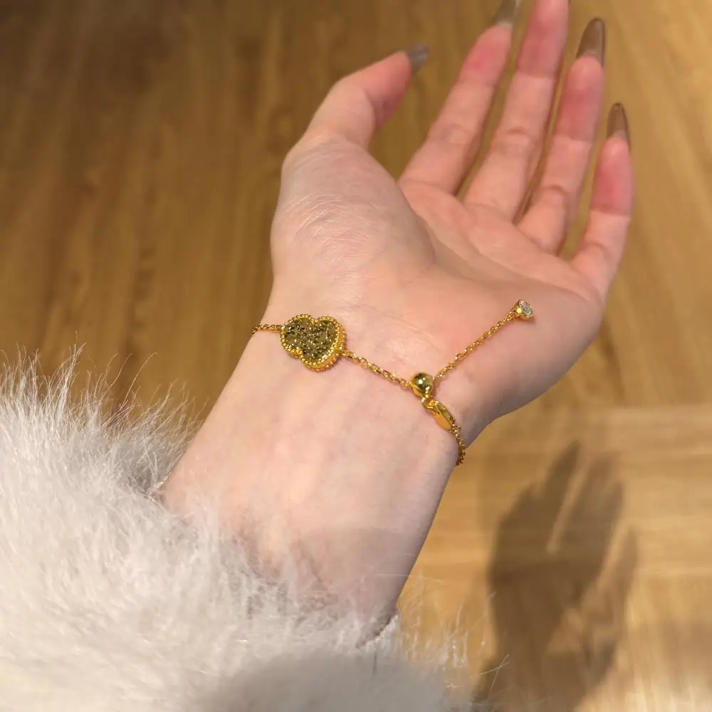 KAKODIY Exquisite Gourd 22K Electroplated Bracelet Jewelry 925 Sterling Silver Women's Bracelet detail 6