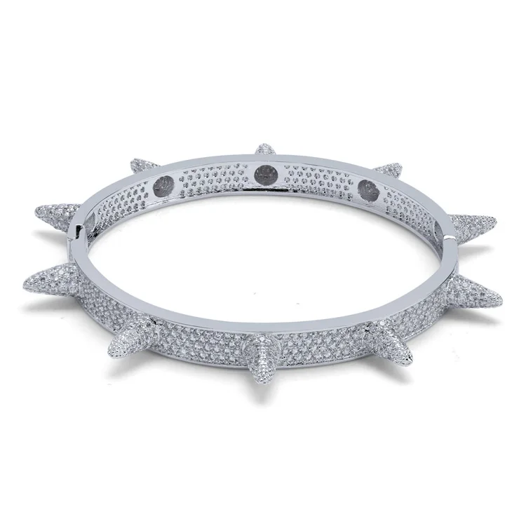 spiked diamond bracelet