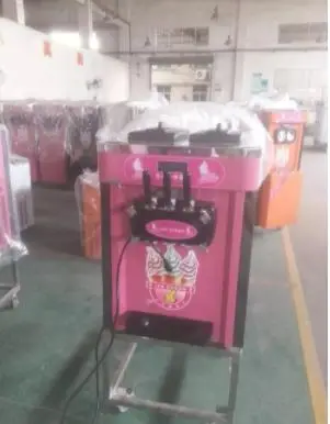 Table Top Portable Automatic Japan Soft Serve Ice Cream Icecream Vending Making Maker Machine for Icecream