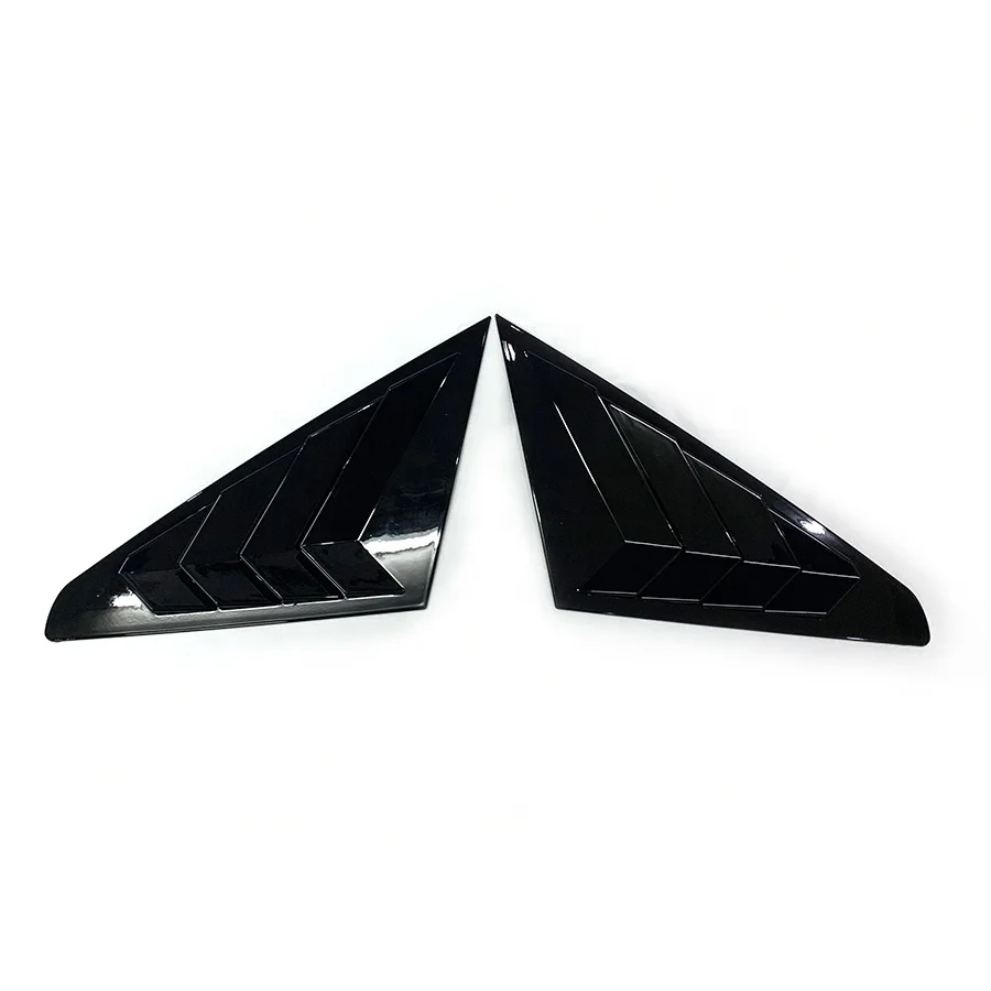 Tiypeor Black Styling Side Vent Window Louver for MG5 - Rear Window Quarter Window Shade Accessory