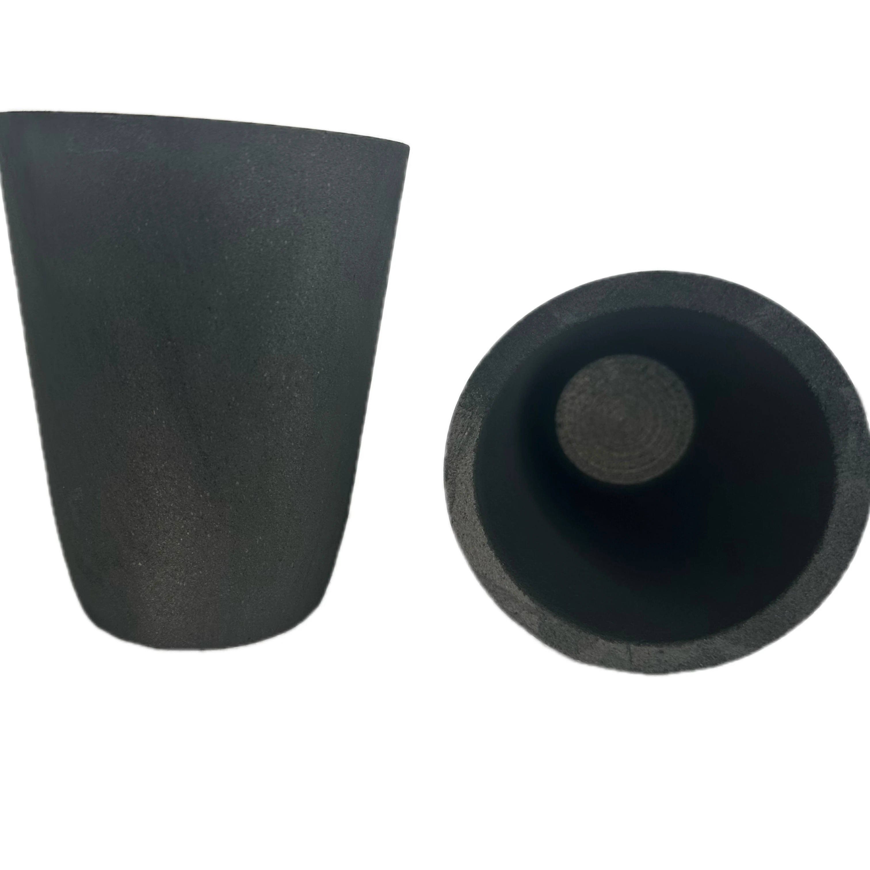 Custom Clay Graphite Crucible Graphite Vacuum Crucible With Lid High Purity Graphite Crucible For Gold Melting