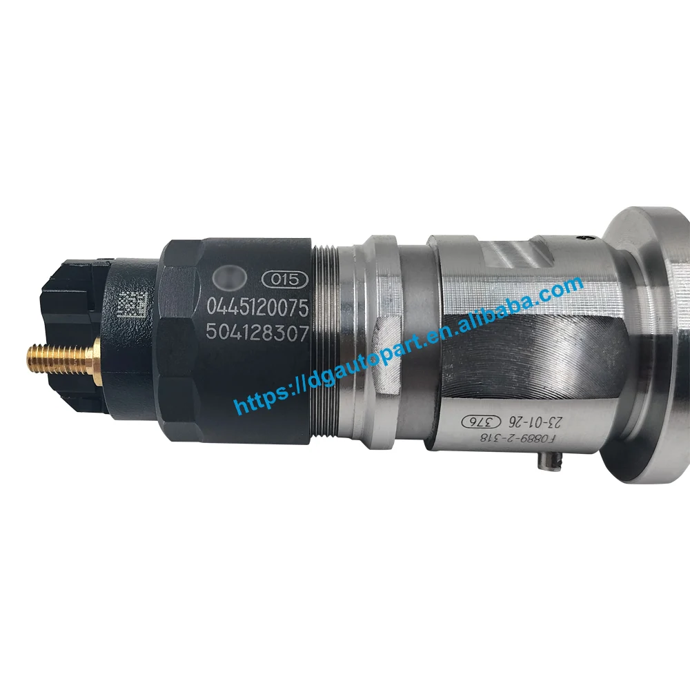High Quality Diesel Common Rail Fuel Injector 2855135 504128307 0445120075 for IVECO/CASE IH/NEW HOLLAND