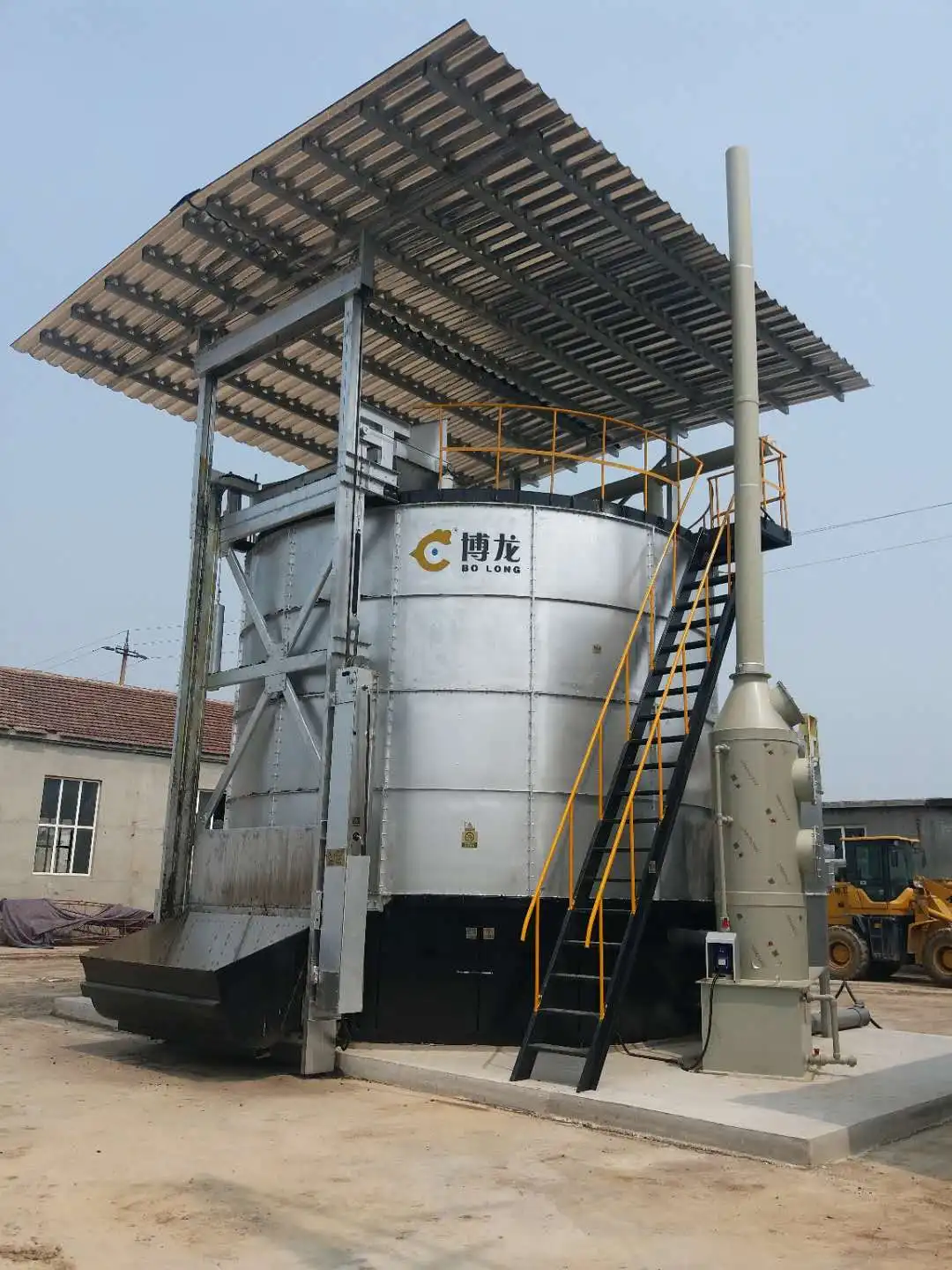 Машина для переработки мусора компостирования пищевых отходов компостная машина производственная линия муниципальные твердые отходы