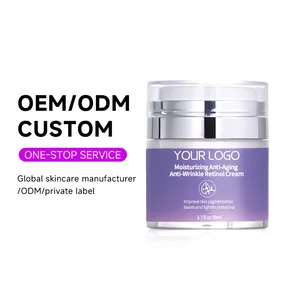 OEM ODM Whitening Natural Collagen Skin Care Reduce Wrinkles Hyaluronic Face Moisturizing Anti-Aging Anti-Wrinkle Retinol Cream