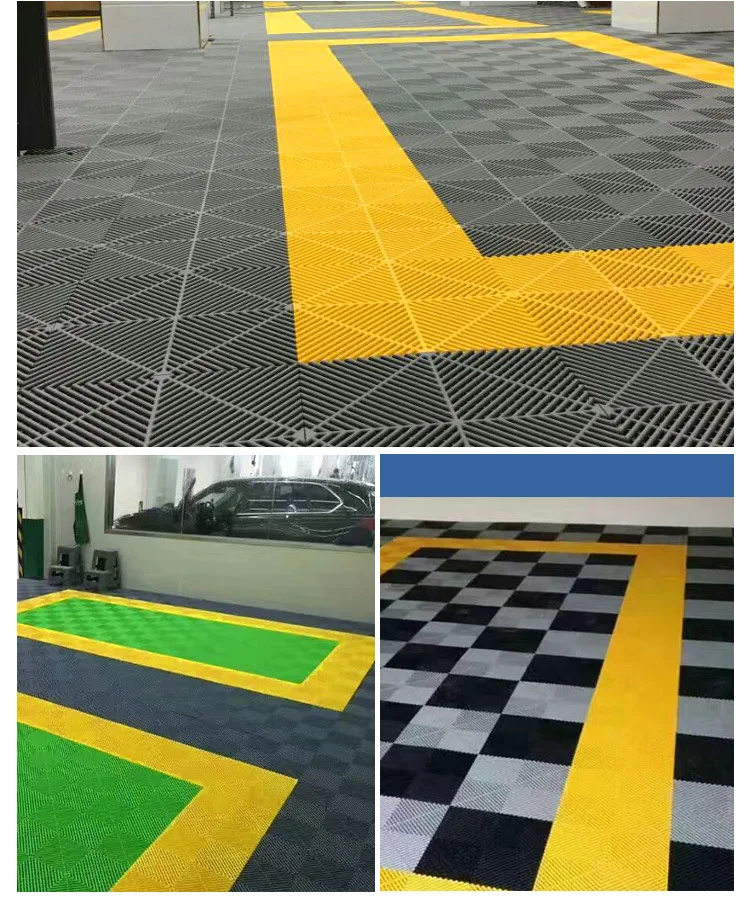 Автомойка пластиковые Сращивание решетка 4S магазин Противоскользящий дренаж ковриков решетками стиральная мастерской Слива сепаратор