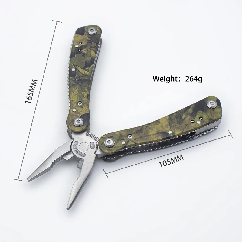 Customizable Outdoor Multifunctional Camping Tool with Saw File Screwdriver DIY Grade Blade for Outdoor Adventures