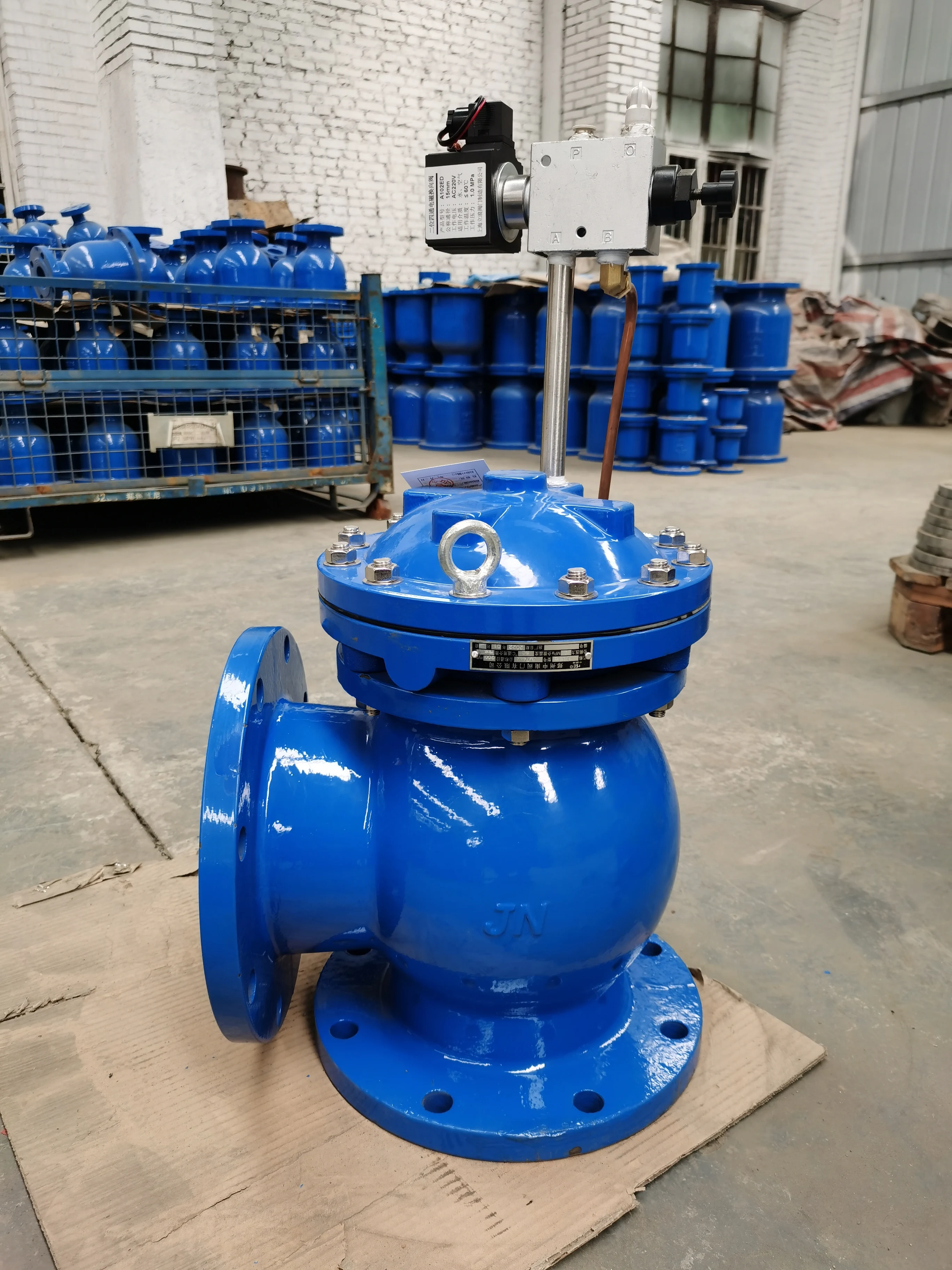 Hydraulic Control Angle Mud Discharge Valve Gascontrolled Diaphragm