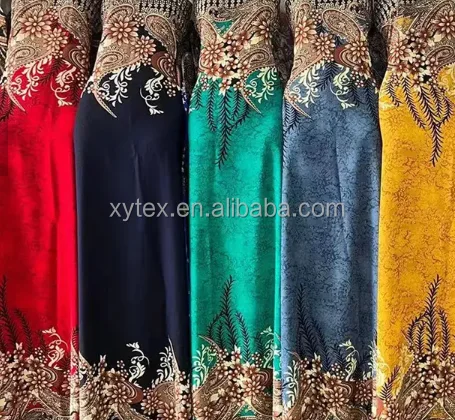 Новый дизайн 100% вискоза somali baati плетеная ткань китайский поставщик производство