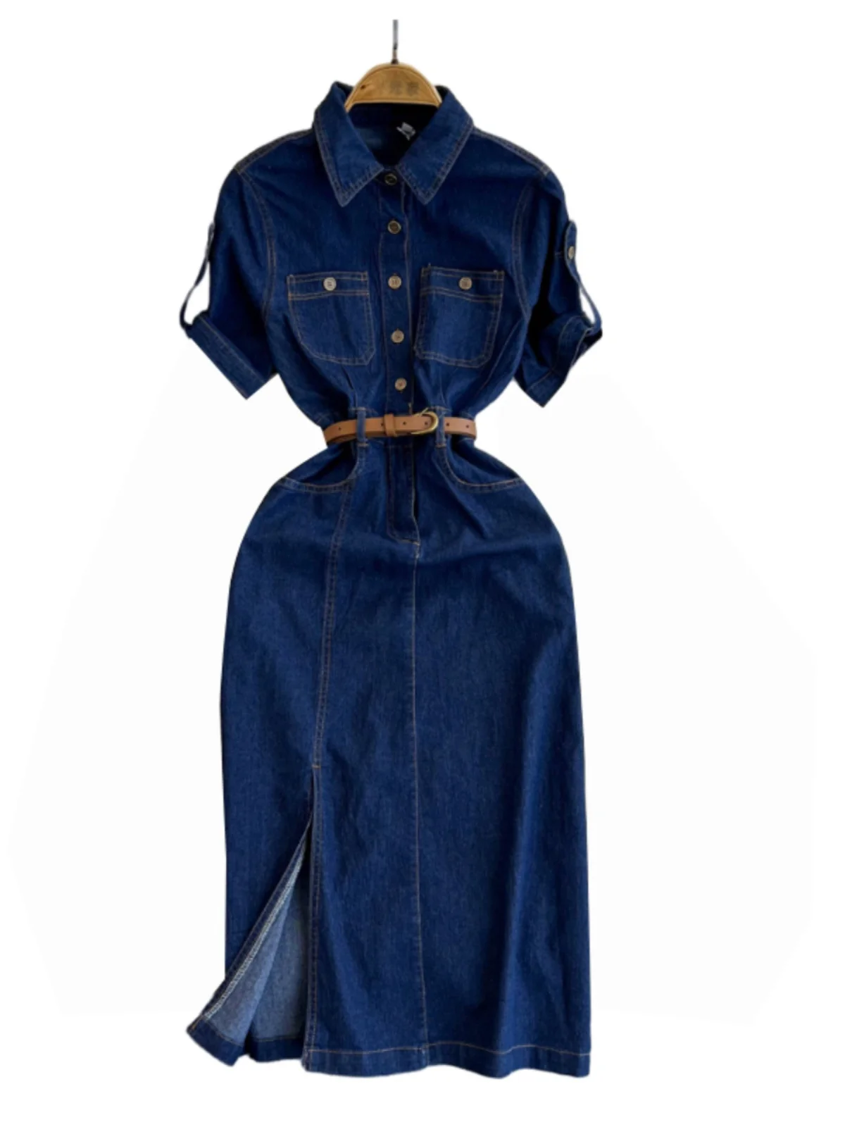 Shop Our Retro Denim Dress for Women 2024 Summer Collection