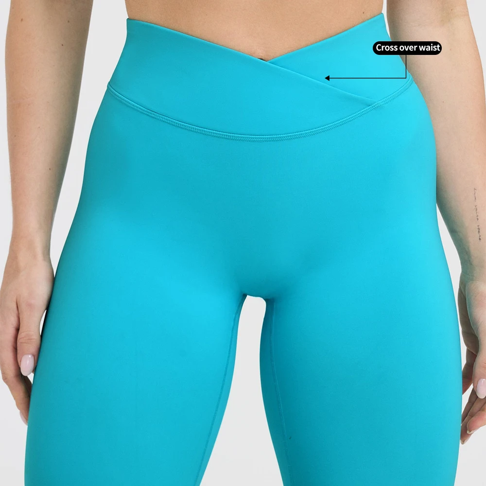 2024 Premium Quality Leggings Custom Logo Elastic Tummy Control Stretchy Brushed Soft No CamelToe Tight Booty Push Yoga Leggings