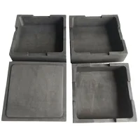 High Pure Graphite Ingot Mold Box Tray Boat Mould in Stock for Gold Silver Ingot Casting Gold Ingot Casting Graphite Mold