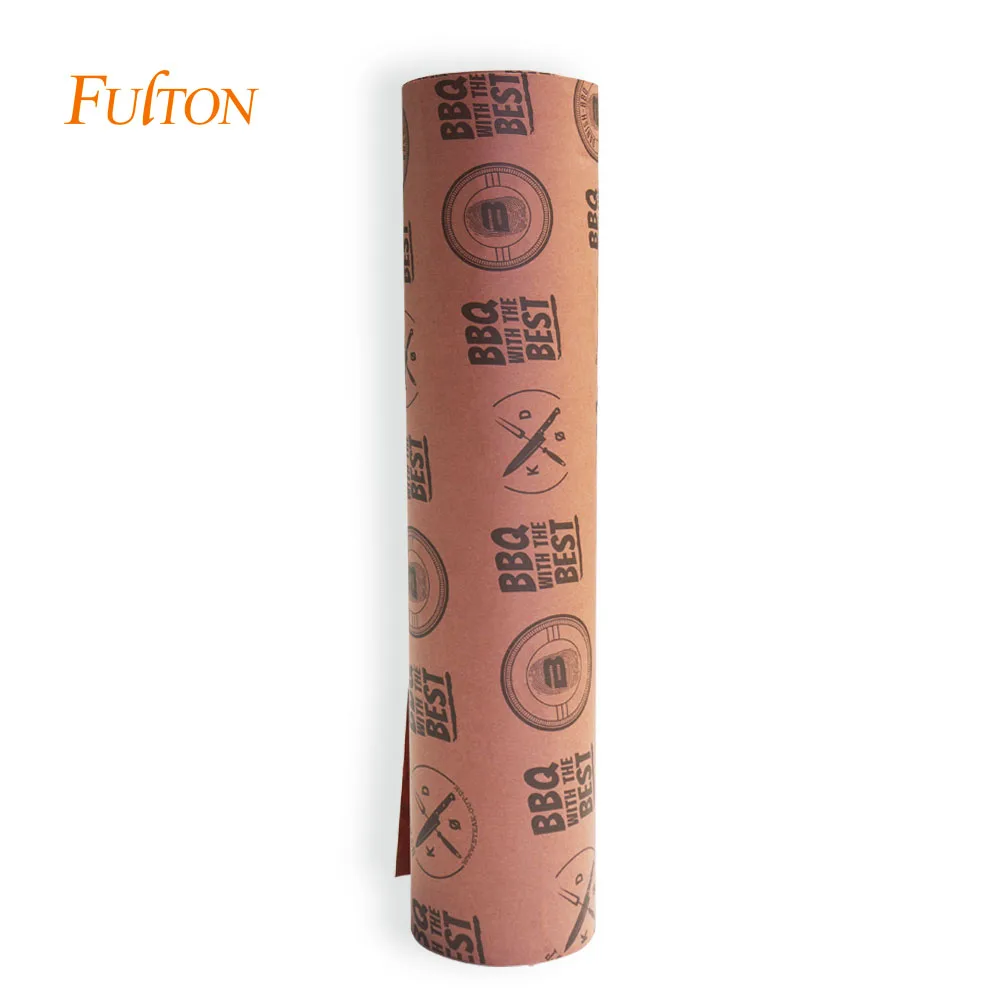 53m Long Pink Kraft Butcher Paper Roll Food Grade Peach Wrapping