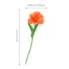 Orange-red flowering tulips