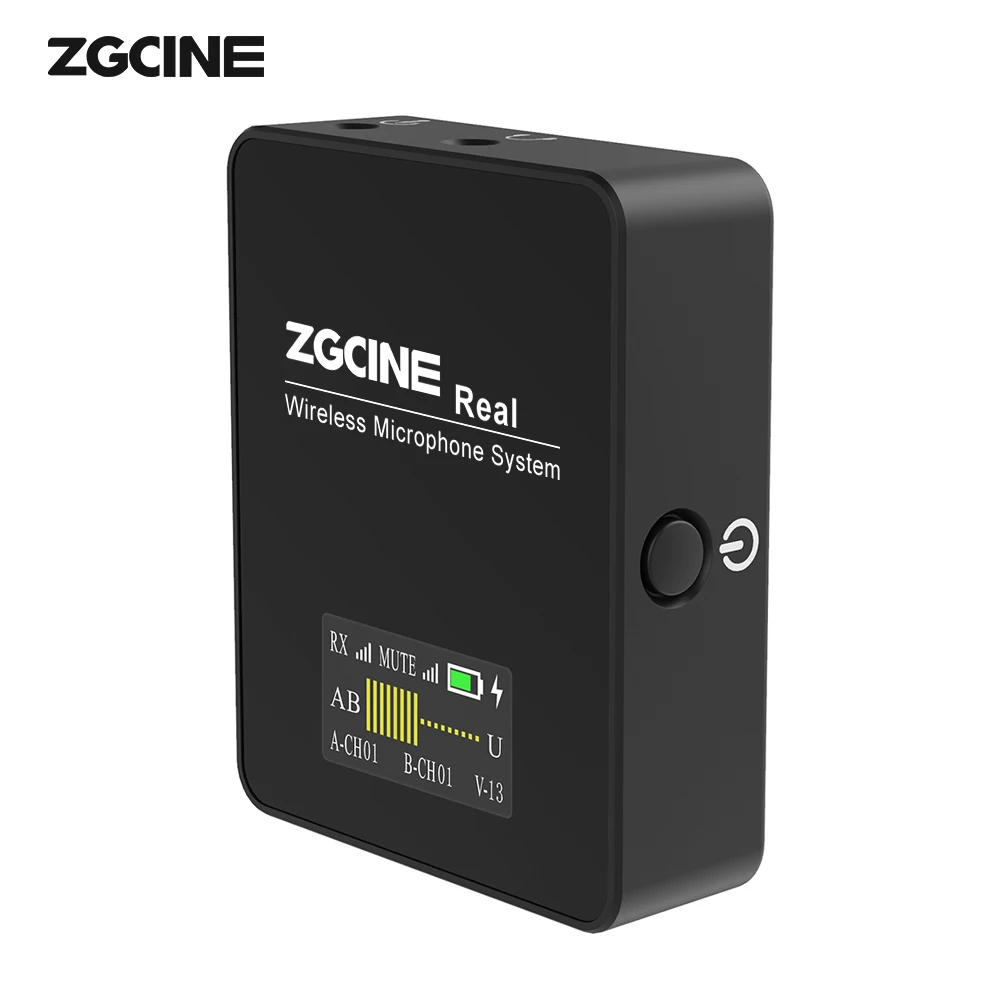 
Беспроводной петличный микрофон ZGCINE GO 1V2, микрофон для записи смартфона, для цифровой зеркальной камеры, смартфона 