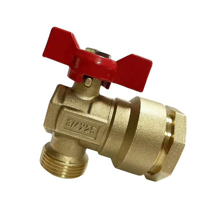 China Factory Customized DN20 Male Thread Brass Angle Type Stop Valve