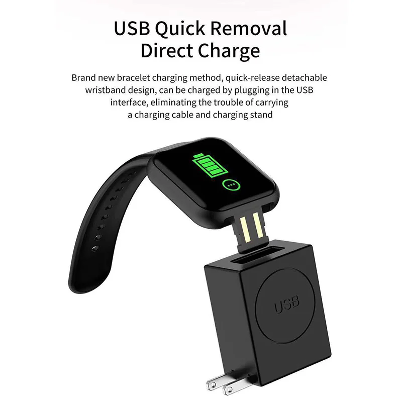 
Y68 Smart Watch Fitness Bracelet activity tracker heart rate monitor blood pressure Bluetooth watch reloj inteligente montre 