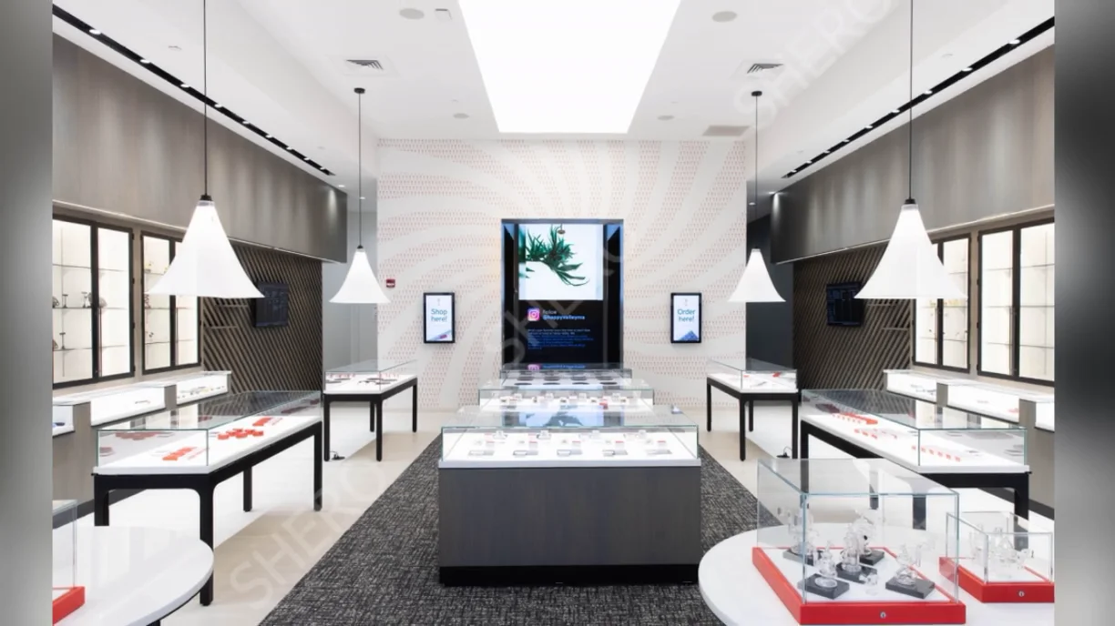 Modern Smoke Shop Interior Decoration Design Tobacco Shop Display ...