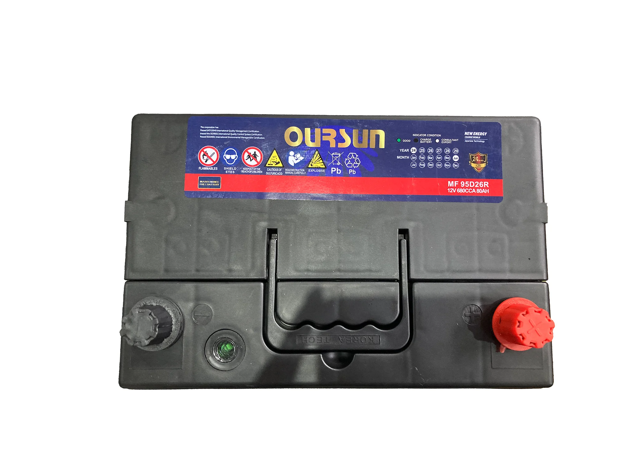 OURSUN 12V MF95D26 Car Batteries - High Performance & Durability