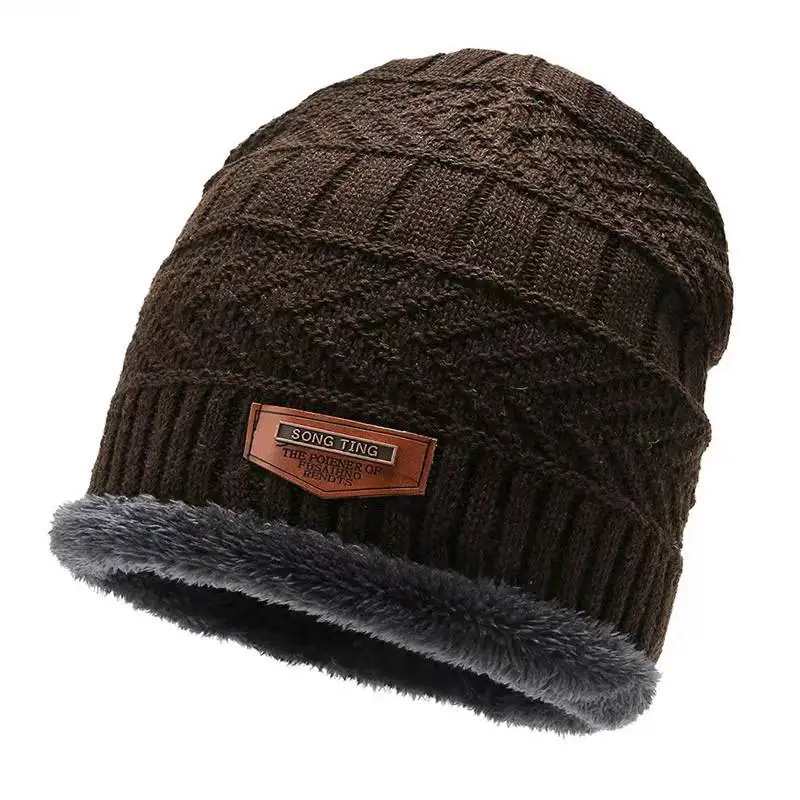 All Over Custom Women Hats Sherpa Spider Web With Leather Patch Brown ...