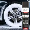 Tire foam cleaner