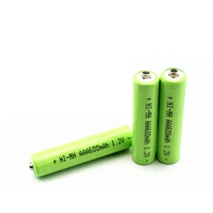 China Brand NIMH Batteries 600mAh AAA 1.2v NI-MH Rechargeable Battery