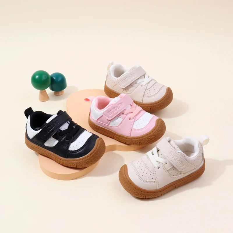 High Quality 2024 Unisex Prewalker Toddler Shoes Kids Aged 9 Months-4 Years Baby Walking Shoes Are Flat Breathable Summer Spring