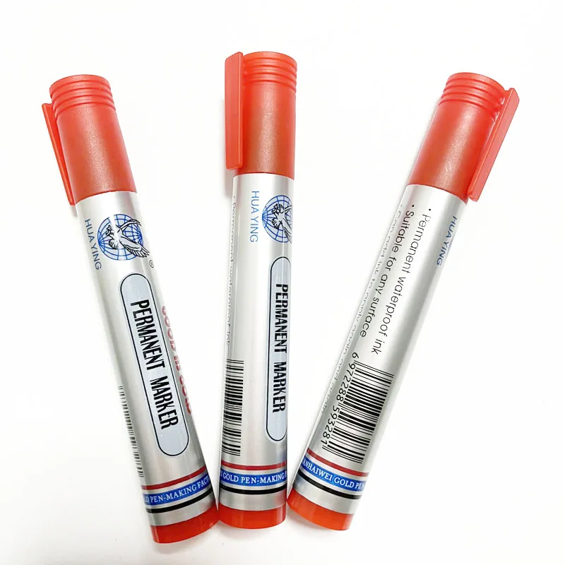 Surwin Waterproof Permanent Markers Fine Point Black