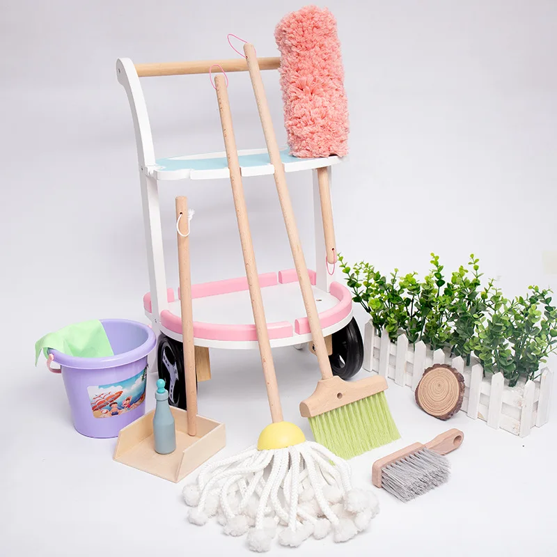 Wooden Cleaning Set