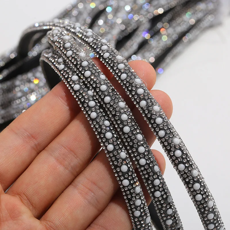 Honor of Crystal Colorful Rhinestone Rope for Decoration