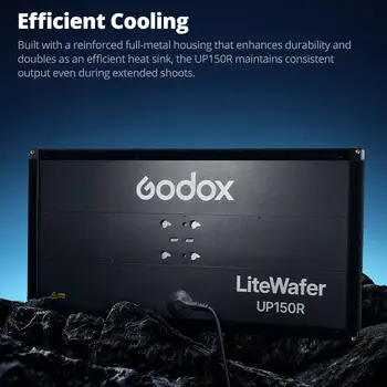 GODOX UP150R RGB Panel Light, 150W, App Controlled, Suitable for Studio, Outdoor Photography and Video Recording. detail image