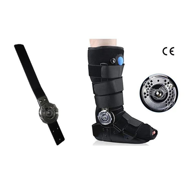 TJ001 Wholesale Aluminum knee brace with hinged support ROM knee brace hinge