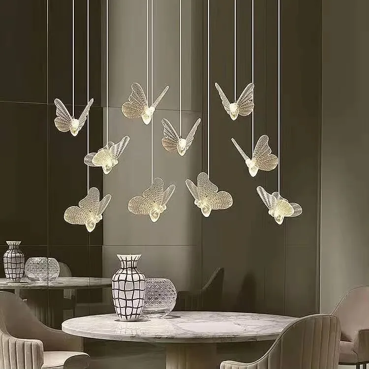 Waterproof LED Wedding Pendant Lamp AC Power Supply Acrylic Chandelier Lamp for Hanging Ceiling Decorations - Image 2