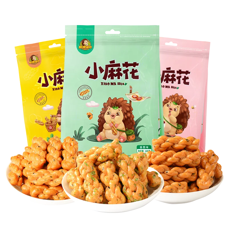 Chinese Traditional Delicious Crispy Fried Dough Twists Snack For Party import food