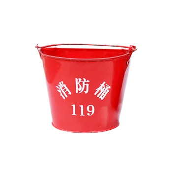 4-20 Liter Heavy Duty Red Metal Fire Fighting Bucket for Coal Fire in Greenhouses Firefighting Equipment & Accessories
