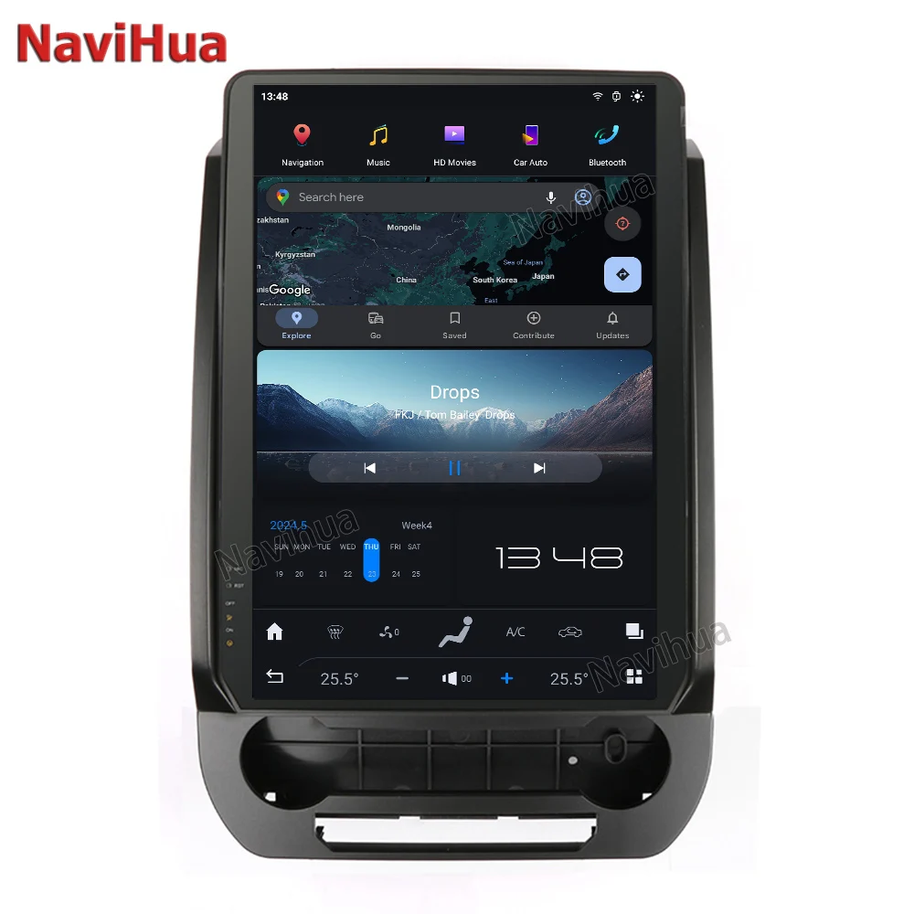 Naviha 14.4 Inch Car Radio Touch Stereo Screen GPS Navigation