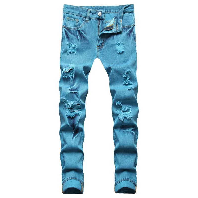 Wholesale damaged jeans For A Pull-On 